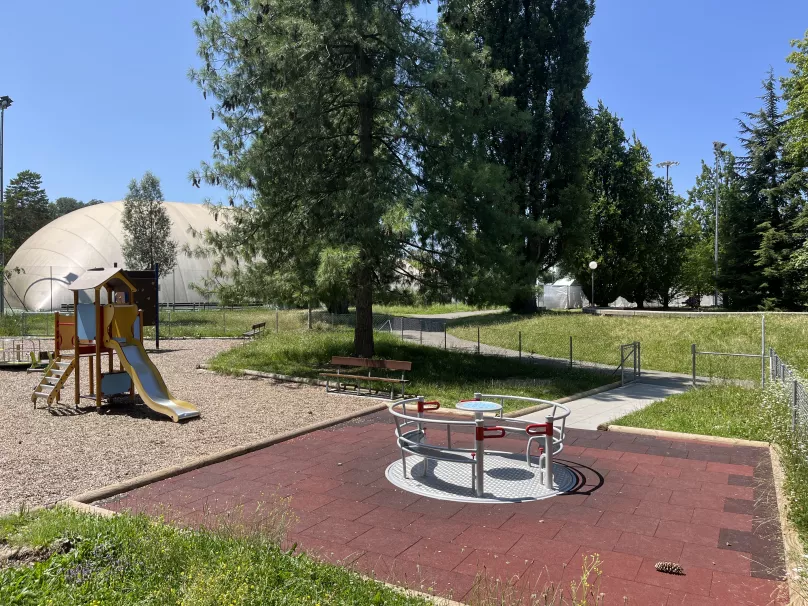 Aire de jeux au Carrefour du mouvement