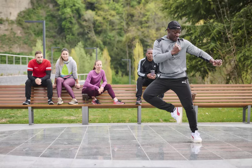 Sur la piste de danse