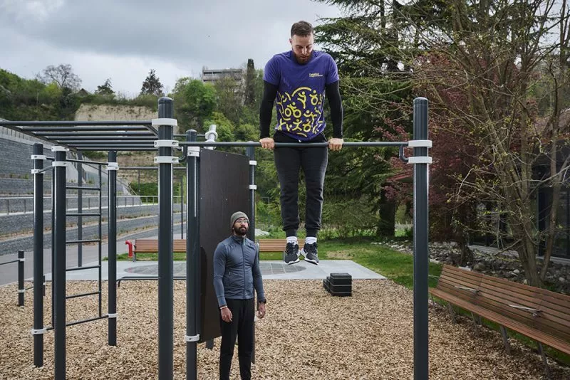 Street workout au Carrefour du mouvement
