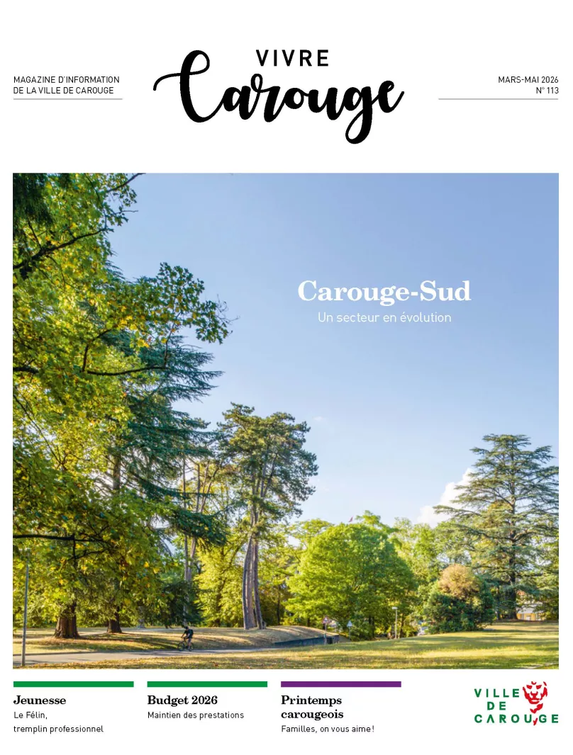 Couverture Vivre Carouge 113