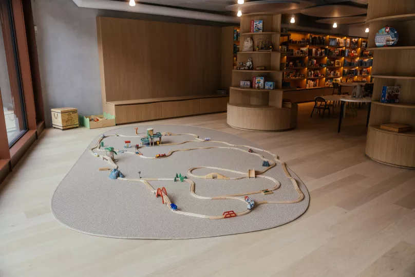 Espace de jeux de construction