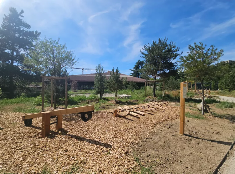 Parcours sant&eacute;, parc du mouvement au parc du Boulodrome