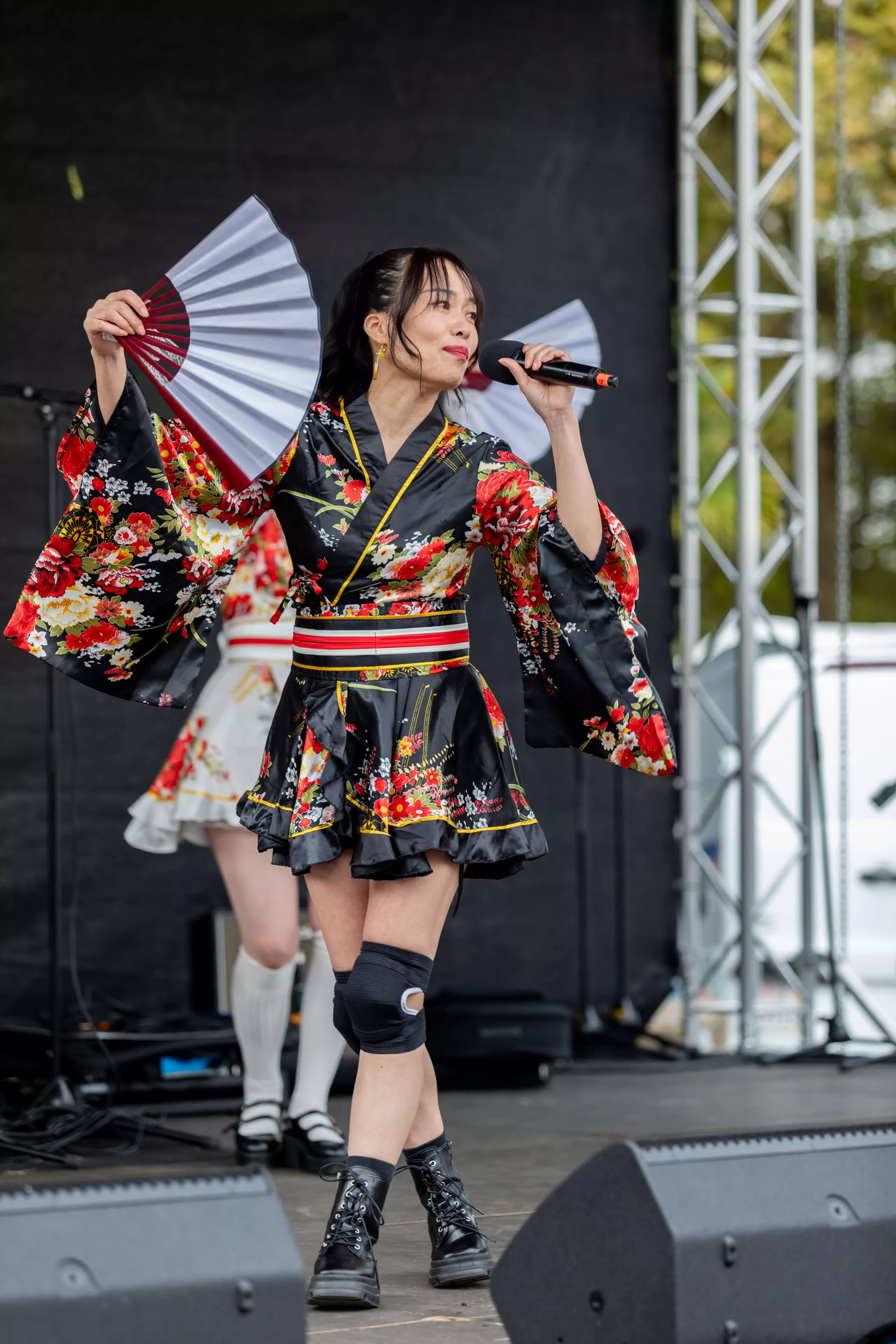 Spectacle à la fête japonaise
