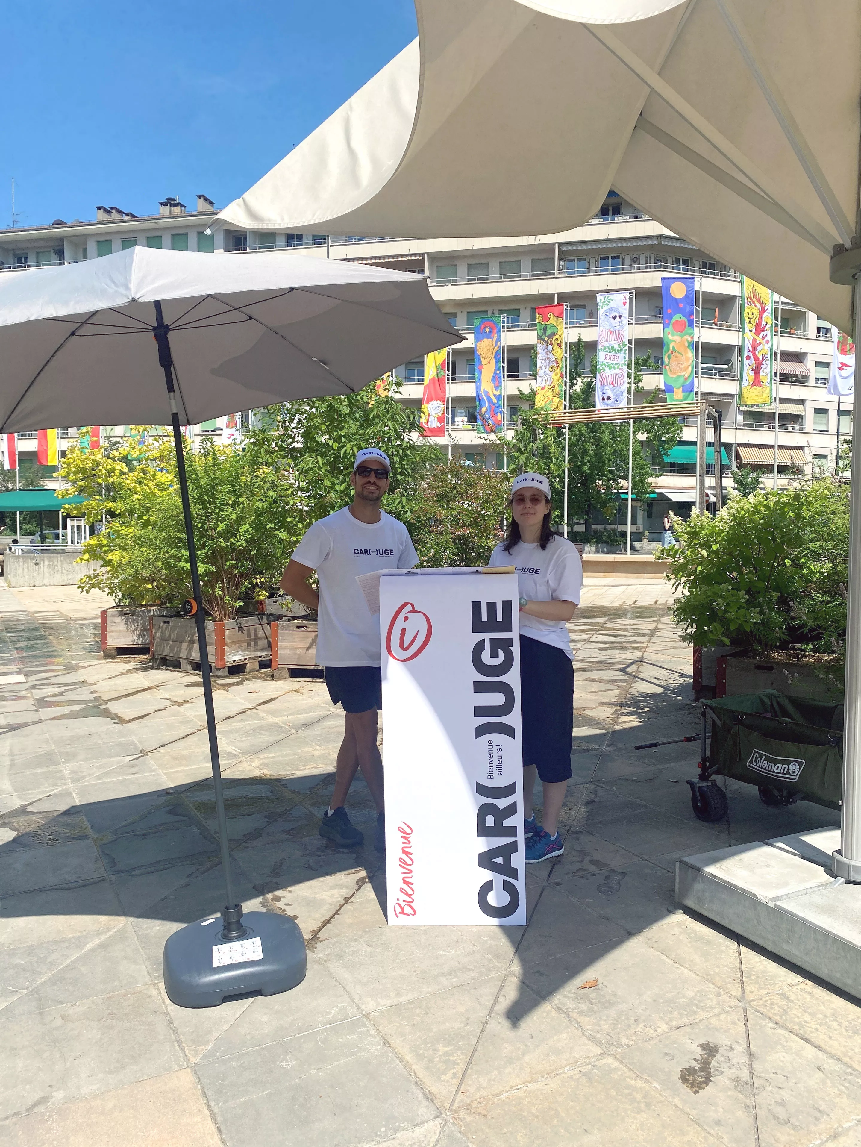 Kiosque touristique mobile &agrave; Carouge