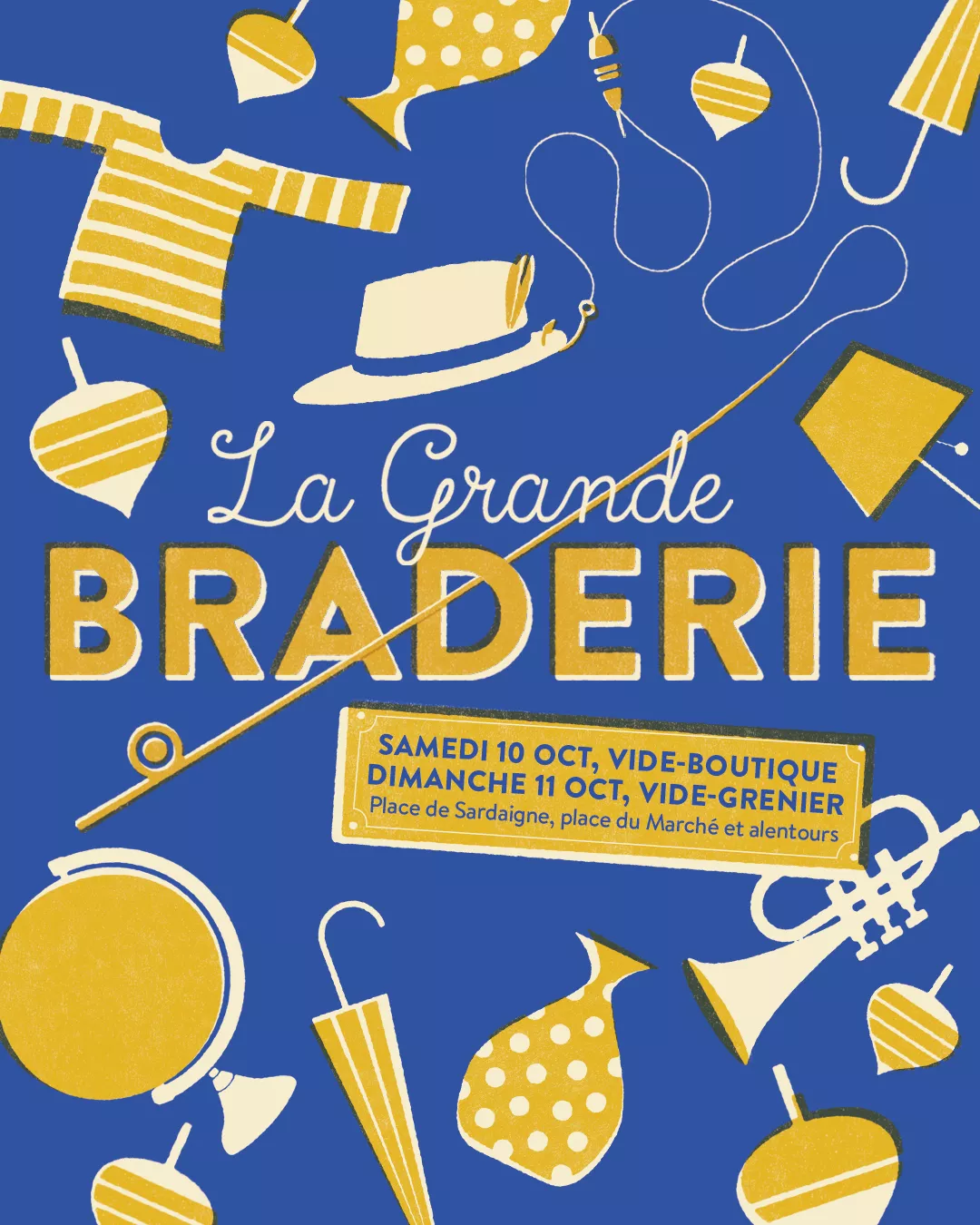 Affiche de la Grande Braderie - automne 2026