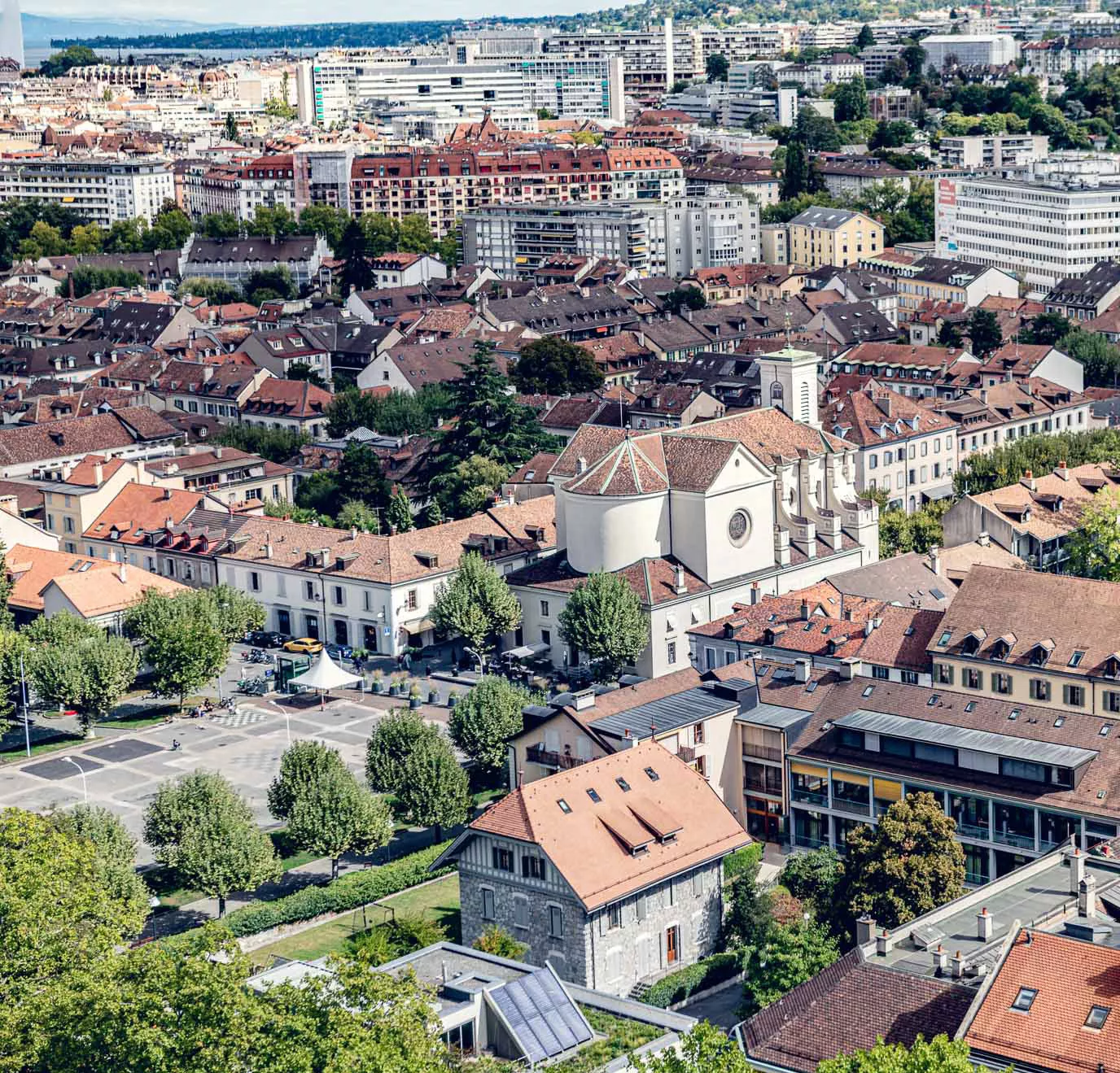 Carouge vue de haut