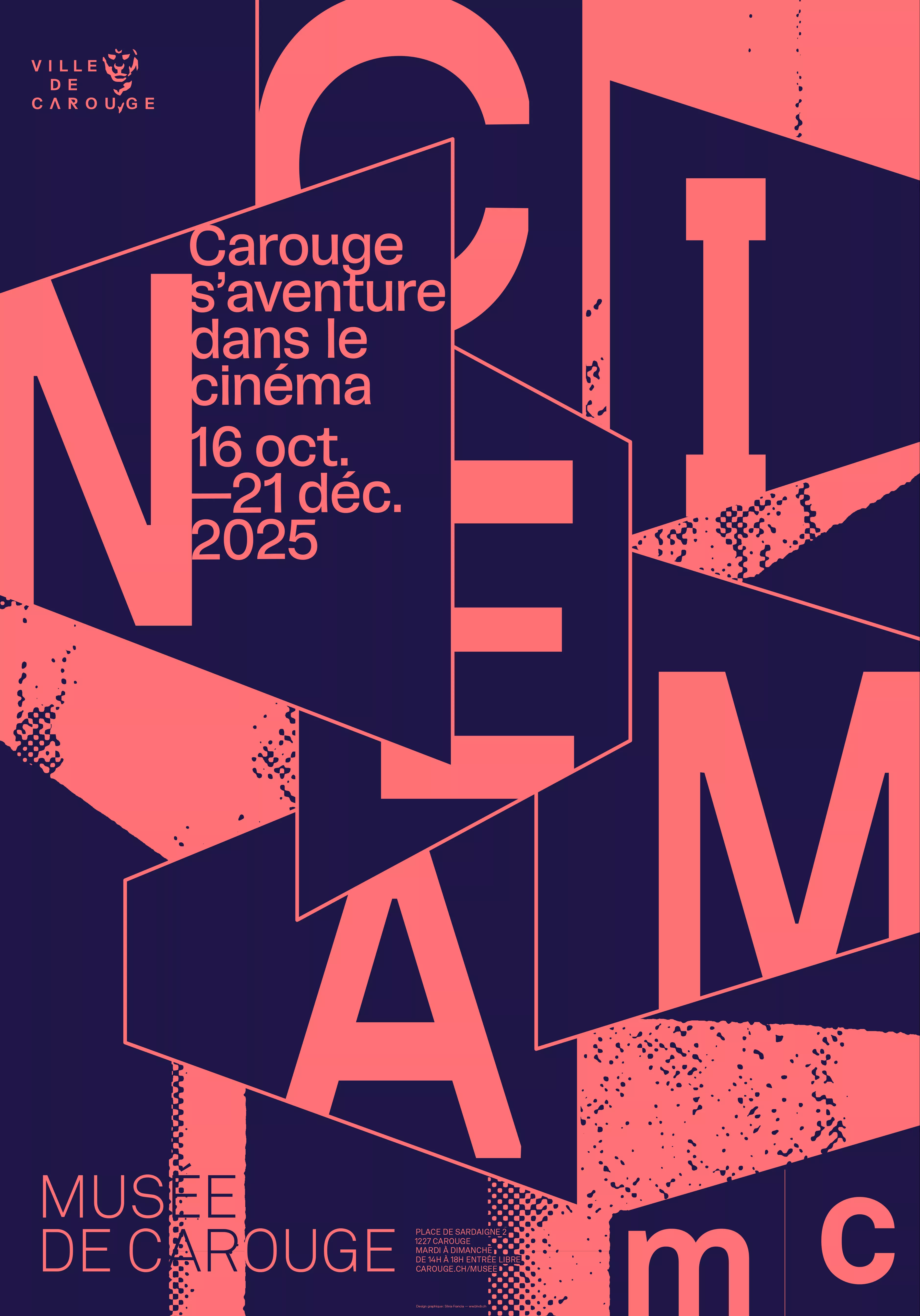 Affiche "Carouge s'aventure dans le cinéma"