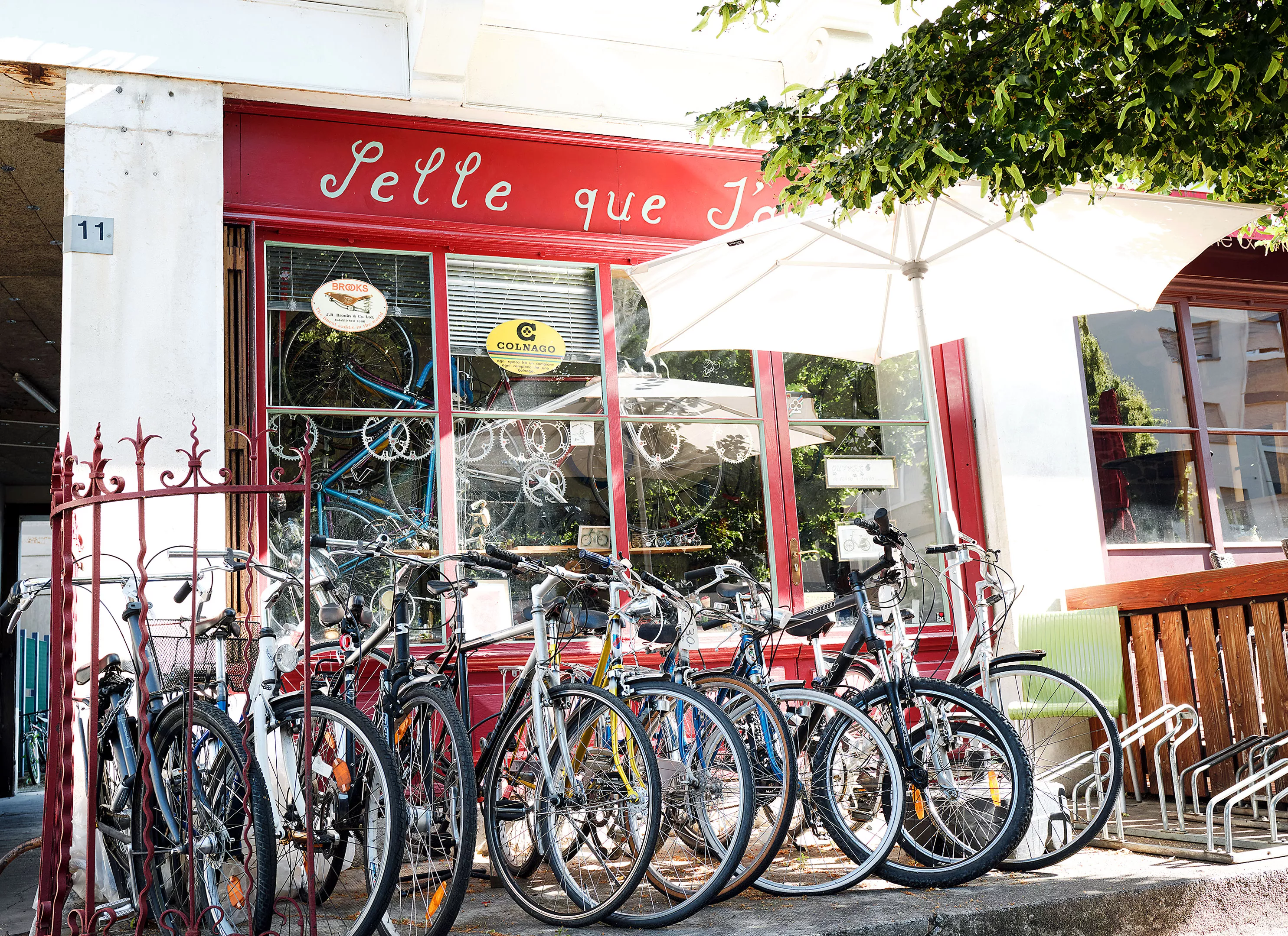 V&eacute;lo expos&eacute;s sur l'espace public