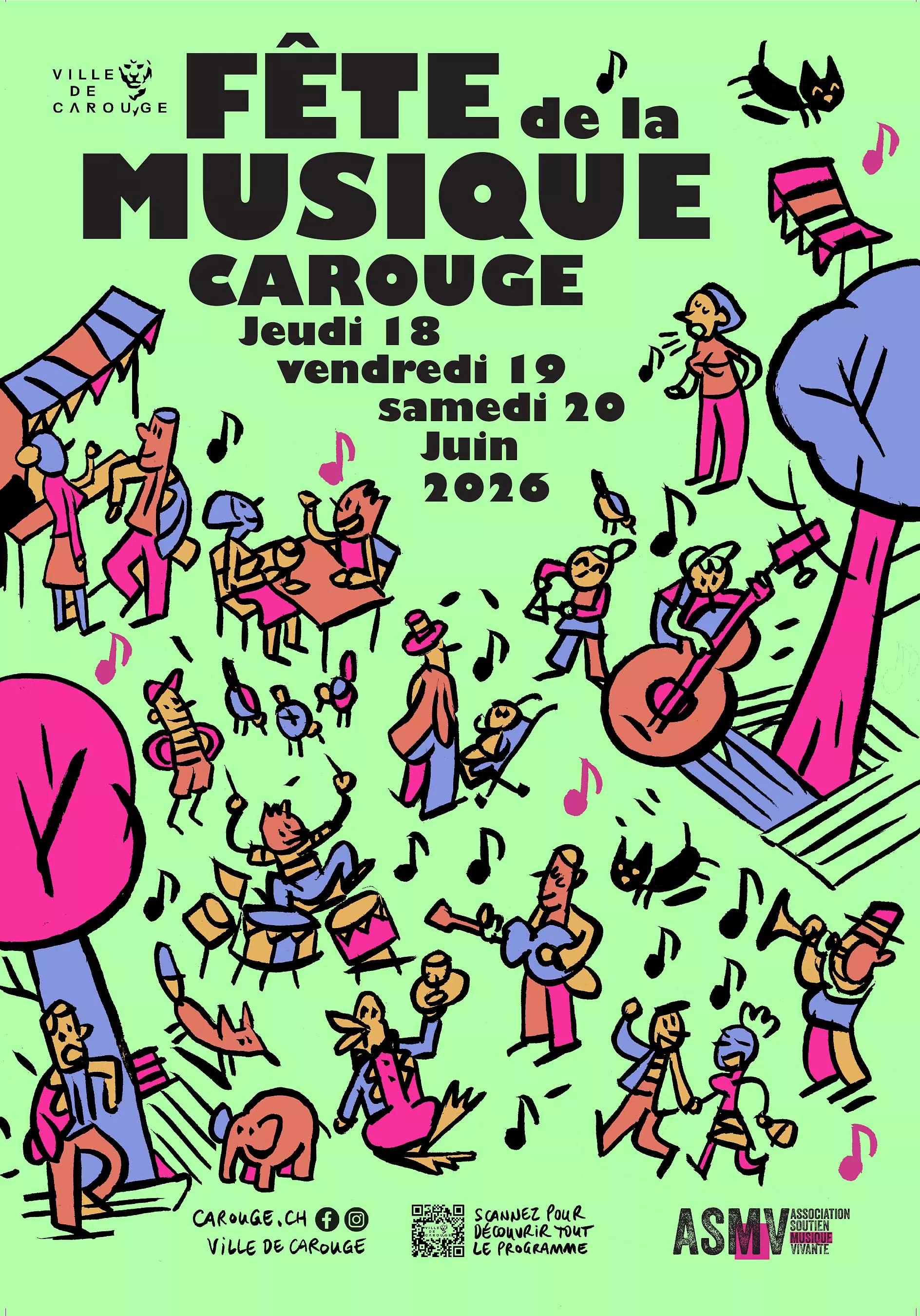 Affiche F&ecirc;te de la musique 2026