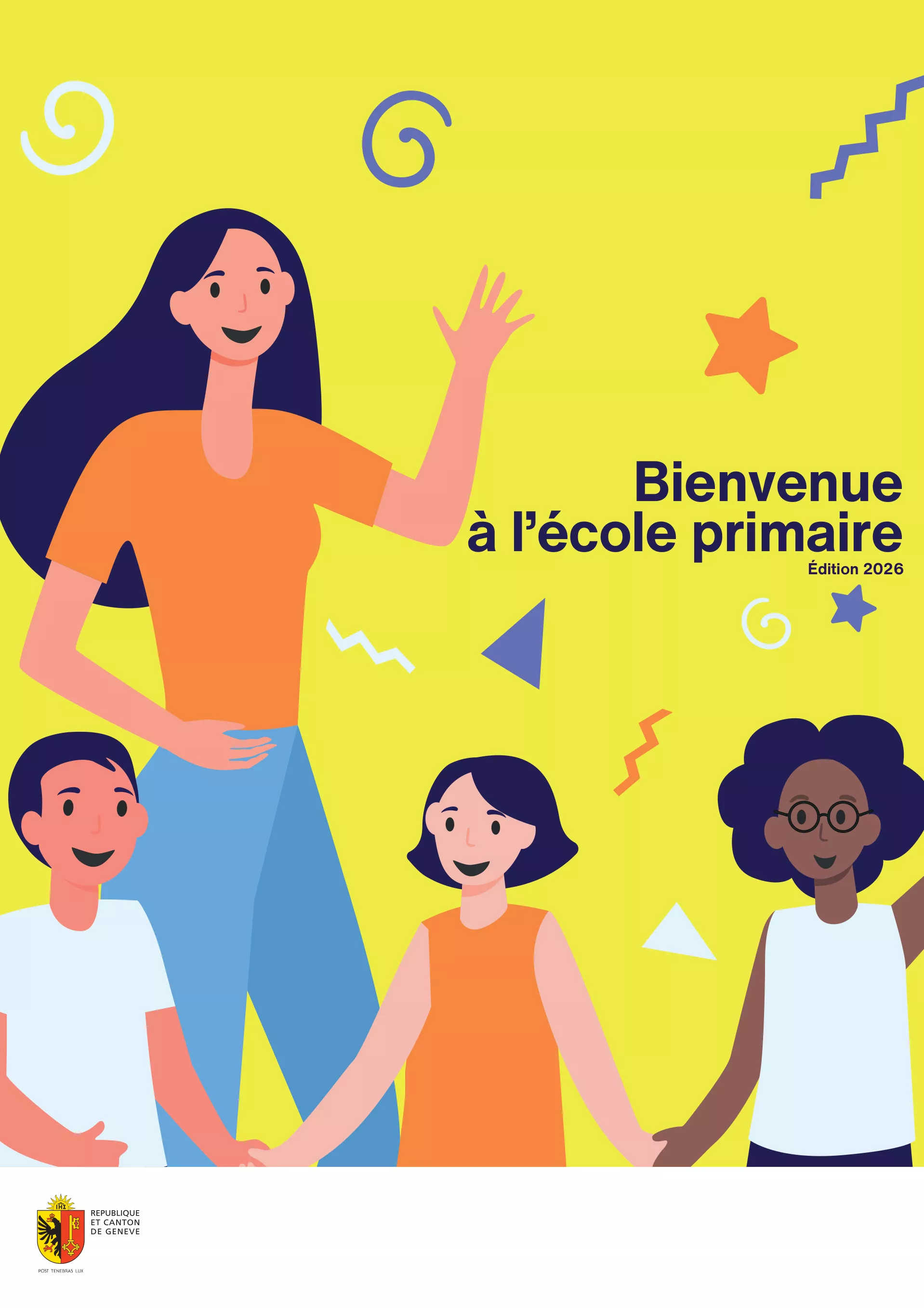 Brochure du Canton de Gen&egrave;ve "Bienvenue &agrave; l'&eacute;cole primaire"