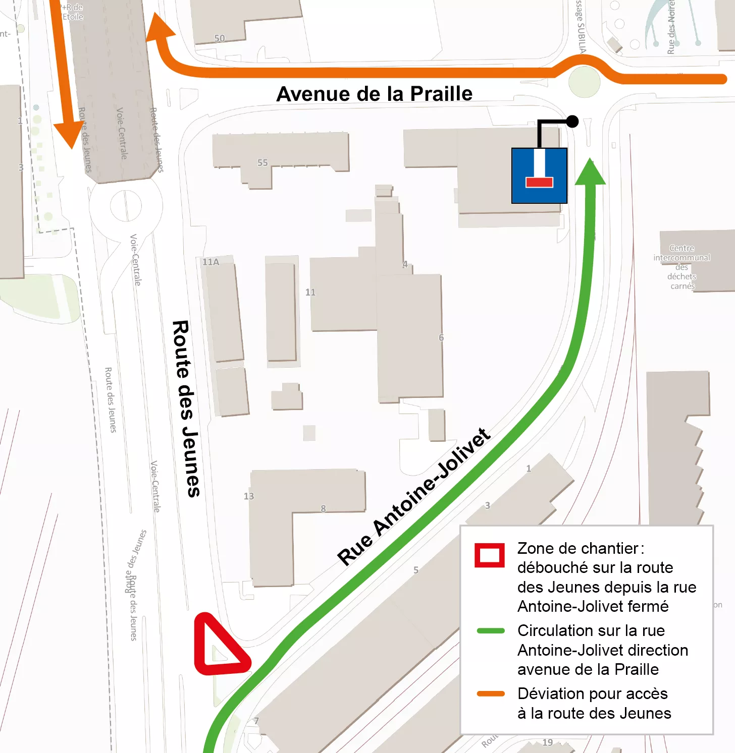 Travaux Praille Jolivet