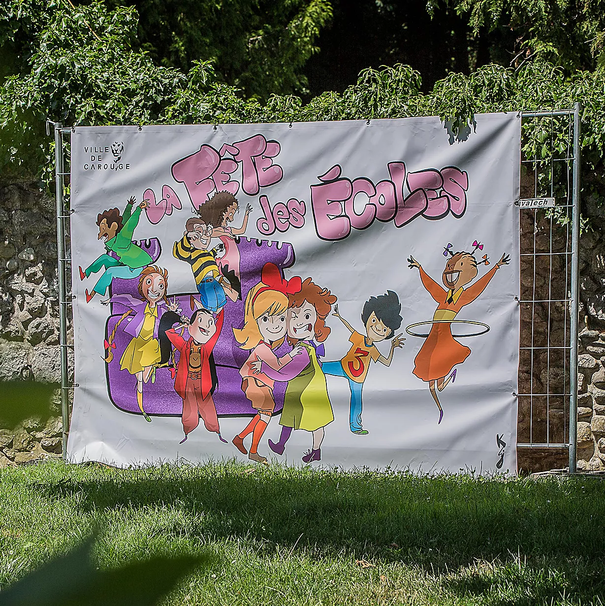 Affiche de la fête de l'école