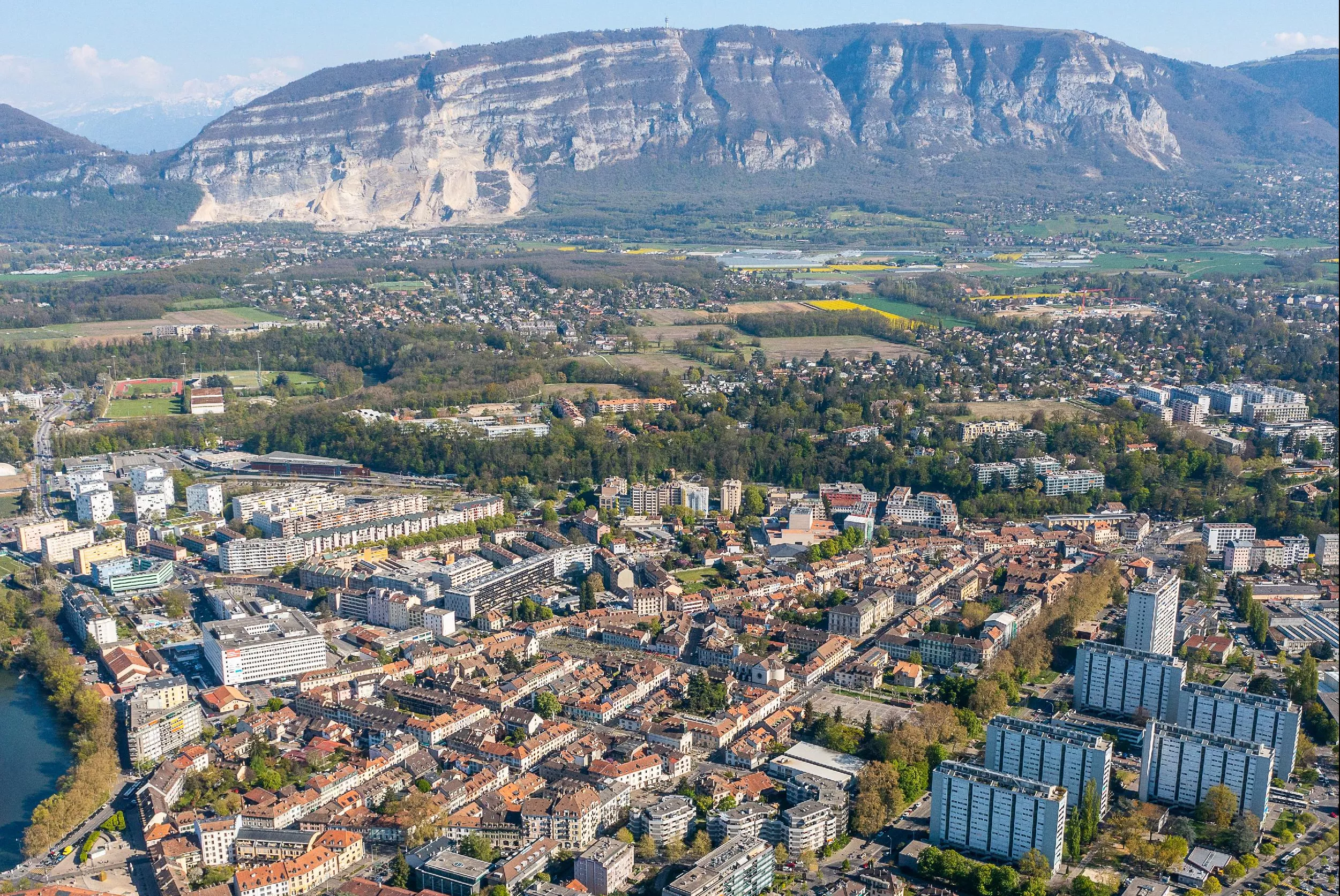 Carouge vu du ciel