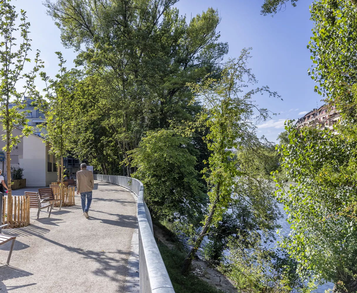 Voie verte &agrave; Carouge
